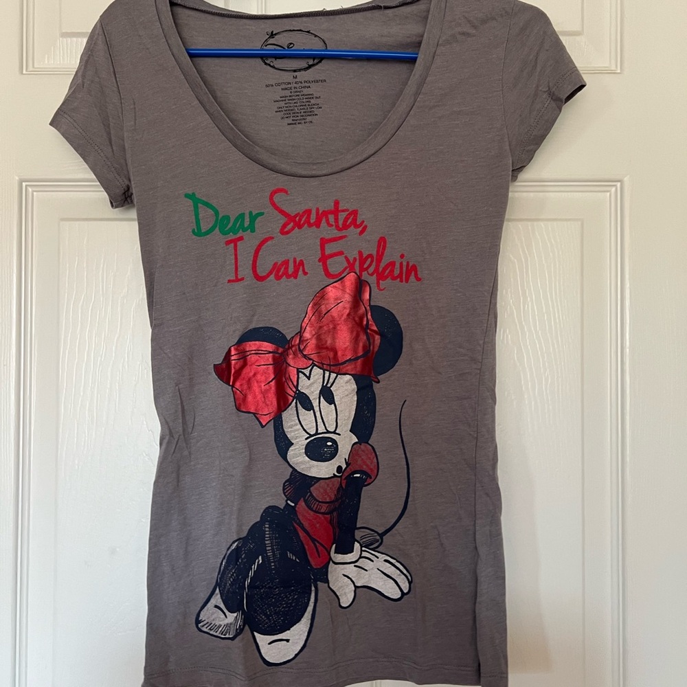 Disney T-shirt Minnie Mouse Christmas